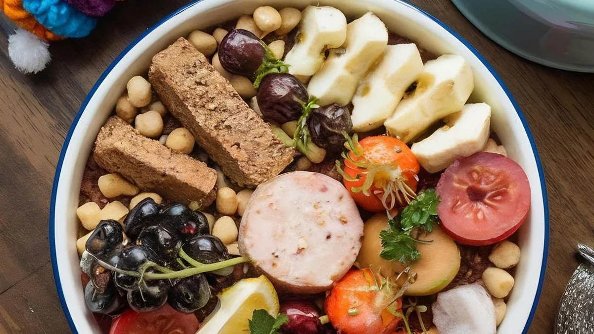 Nourriture savoureuse et délicieuse pour accessoires pour animaux de compagnie