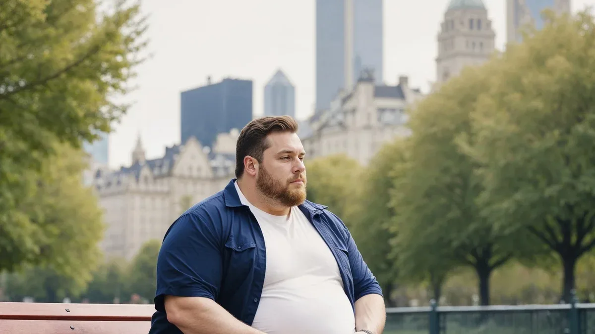 Le style de vie de l'homme de taille plus