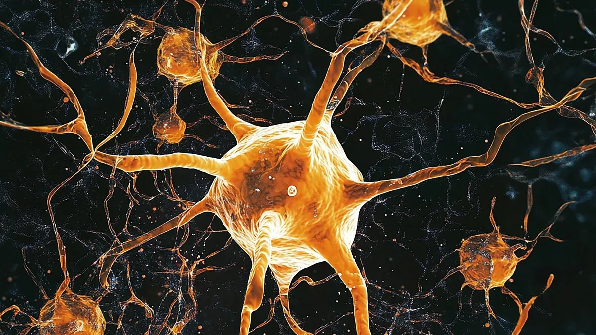 Des cellules neuronales illustration médicale arrière-plan